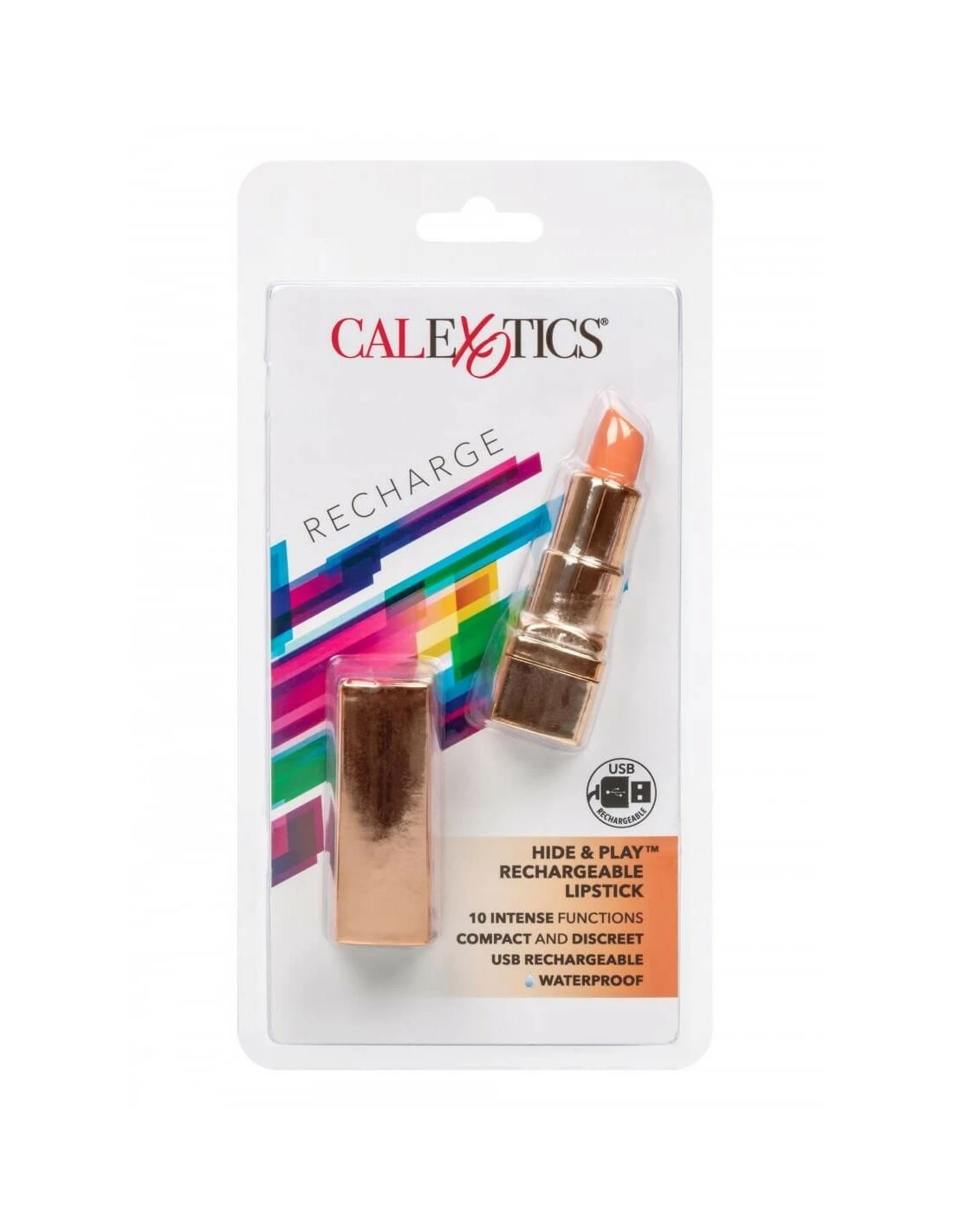 California Exotic Novelties CalExotics Hide & Play Lipstock Recharge Orange - Afbeelding 8