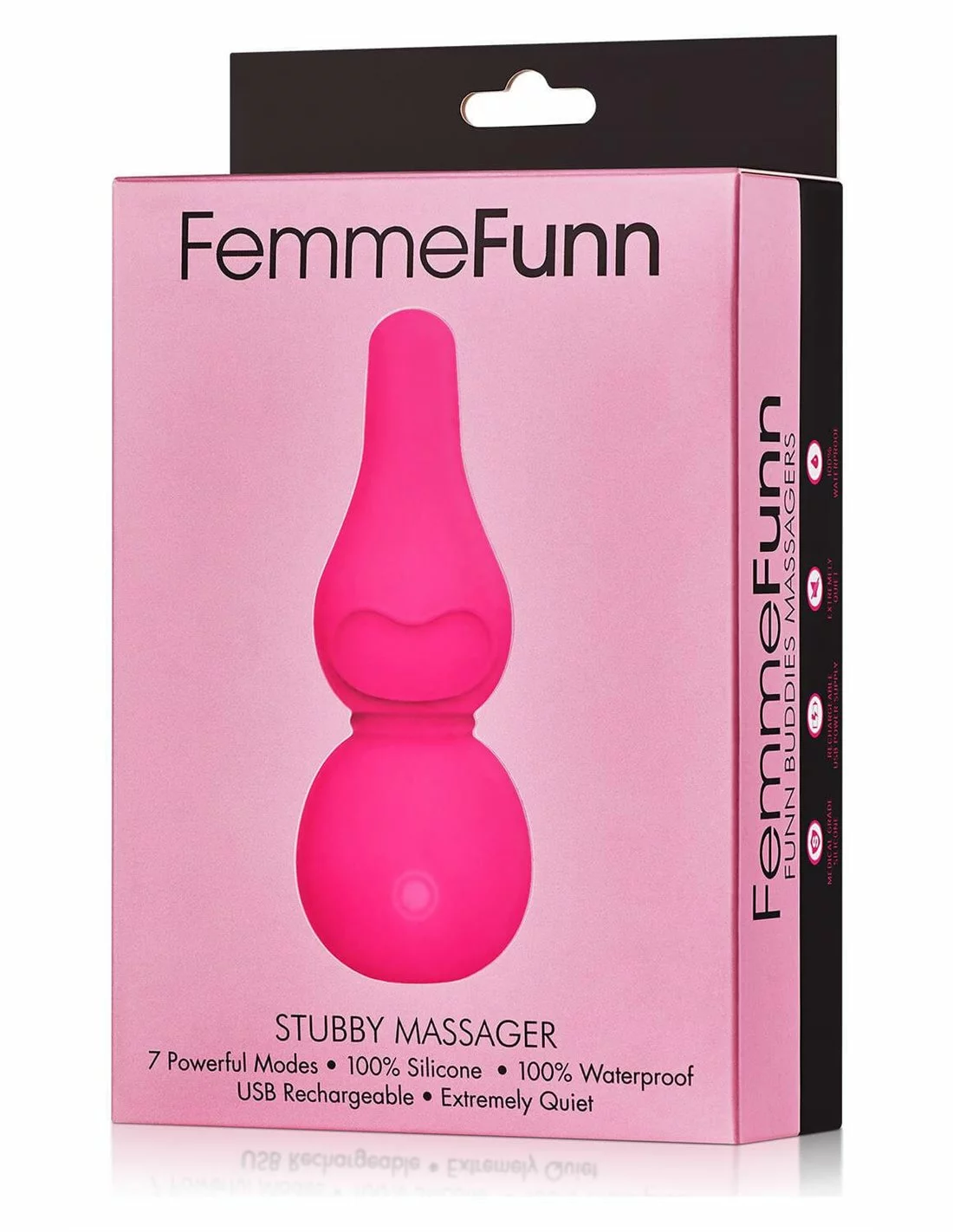 FemmeFunn FemmeFun Stubby Massager Pink - Afbeelding 8
