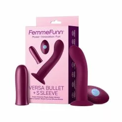 Femmefunn Versa Bullet With S Sleeve Dark Fuchsia