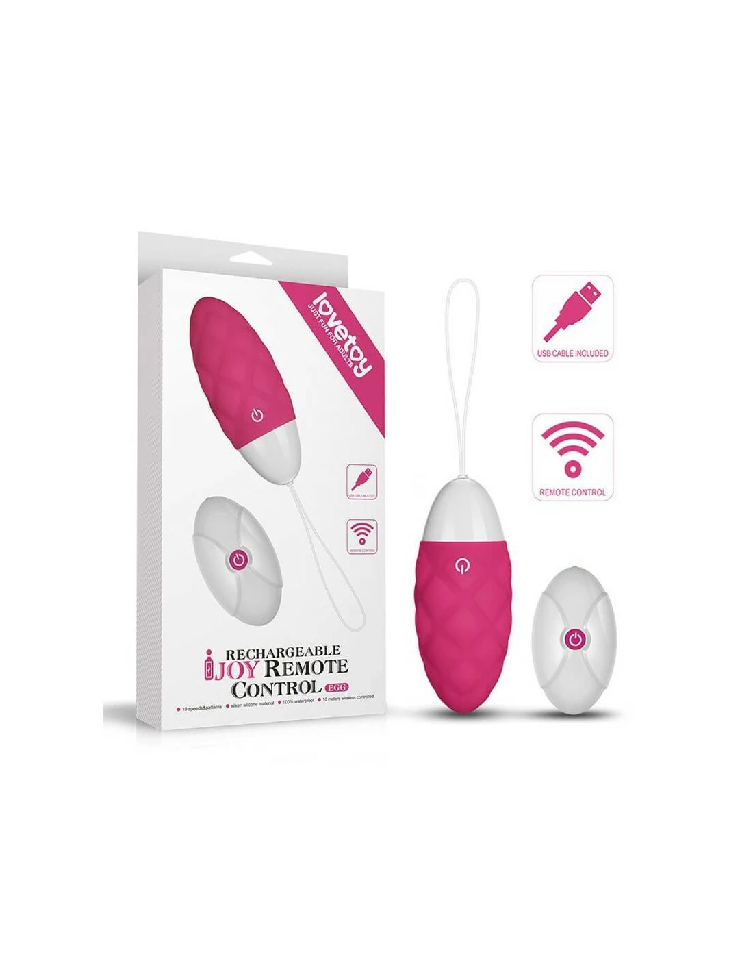 Lovetoy Ijoy 1 Egg Vibrator With Remote Control