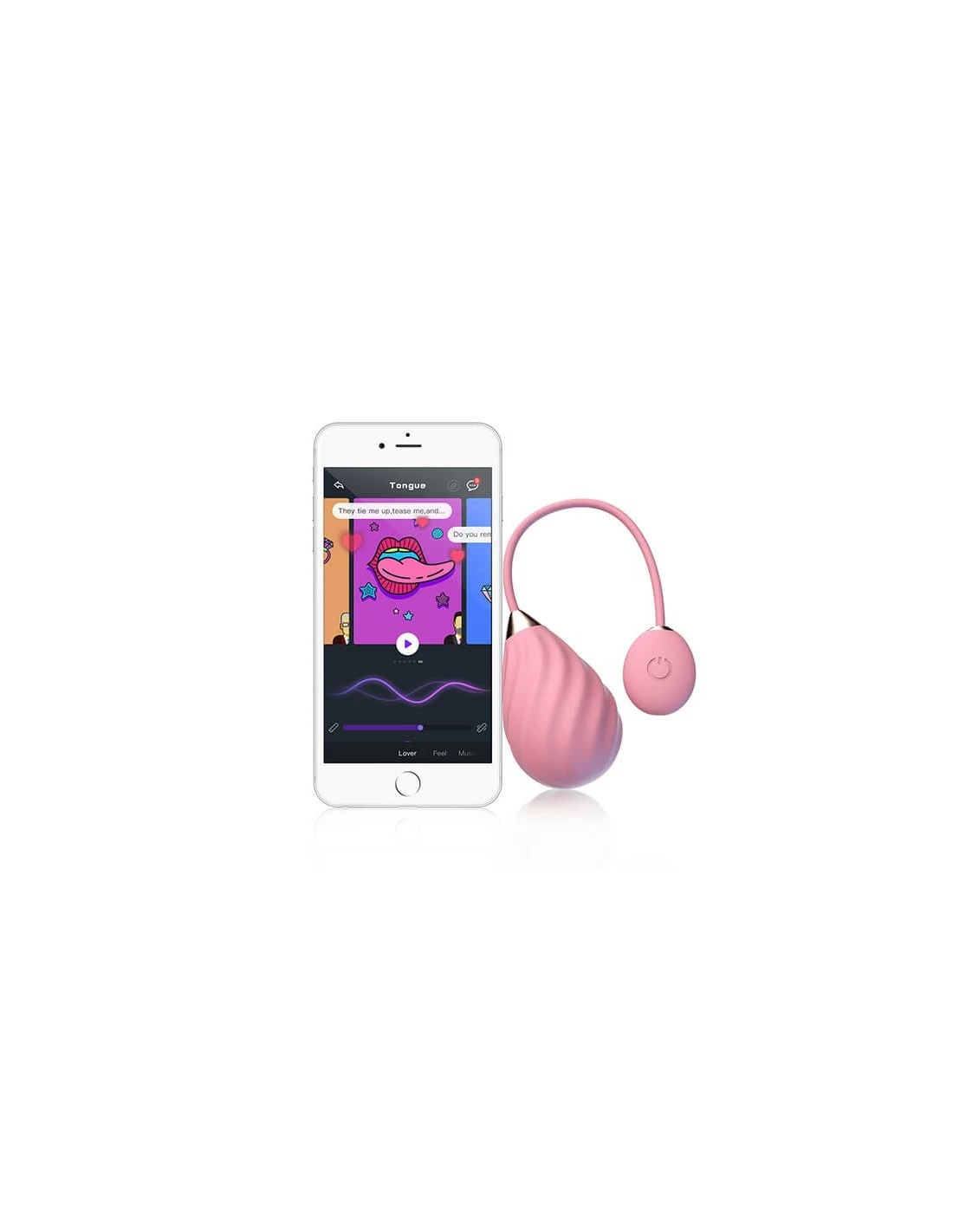 Magic Motion Magic Sundae App Controlled Love Egg Pink