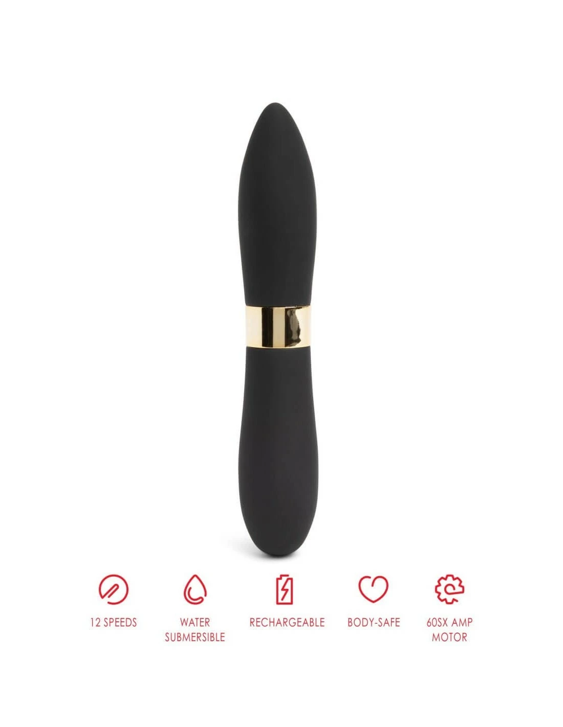 Nu Sensuelle Bullets Deux Double Ended Black - Afbeelding 3