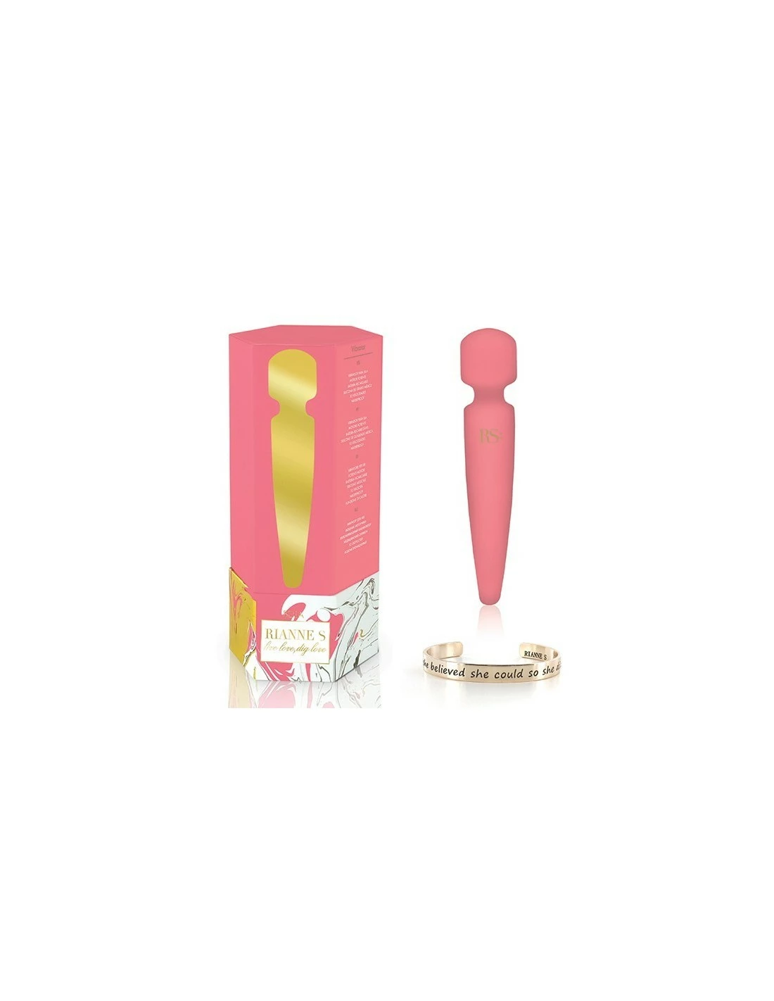 Rianne S Essentials Bella Mini Body Wand Coral - Afbeelding 3