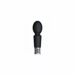 Shots Toys Royal Gems Brilliant Rechargeable Silicone Bullet Black