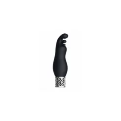 Shots Toys Royal Gems Exquisite Rechargeable Silicone Bullet Black
