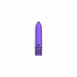 Shots Toys Royal Gems Glamour Rechargeable ABS Bullet Purple