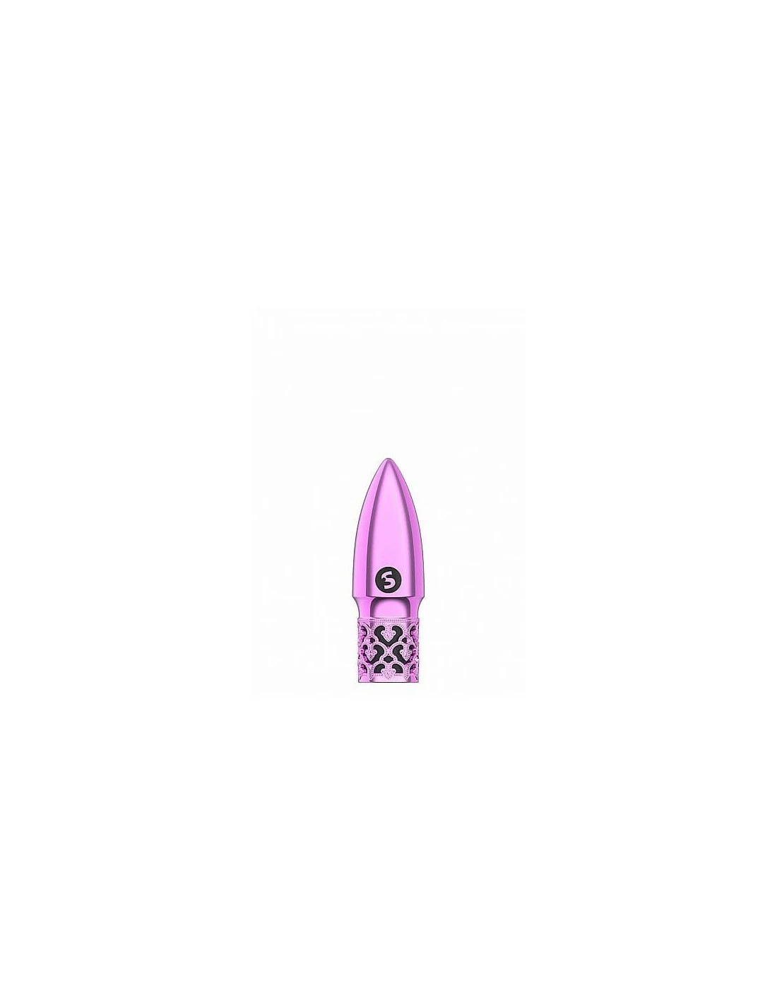 Shots Toys Royal Gems Glitter Rechargeable ABS Bullet Pink
