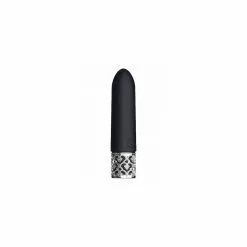 Shots Toys Royal Gems Imperial Rechargeable Silicone Bullet Black
