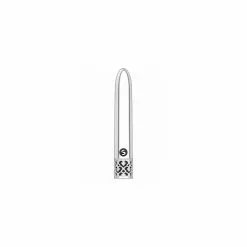 Shots Toys Royal Gems Shiny Rechargeable ABS Bullet Silver