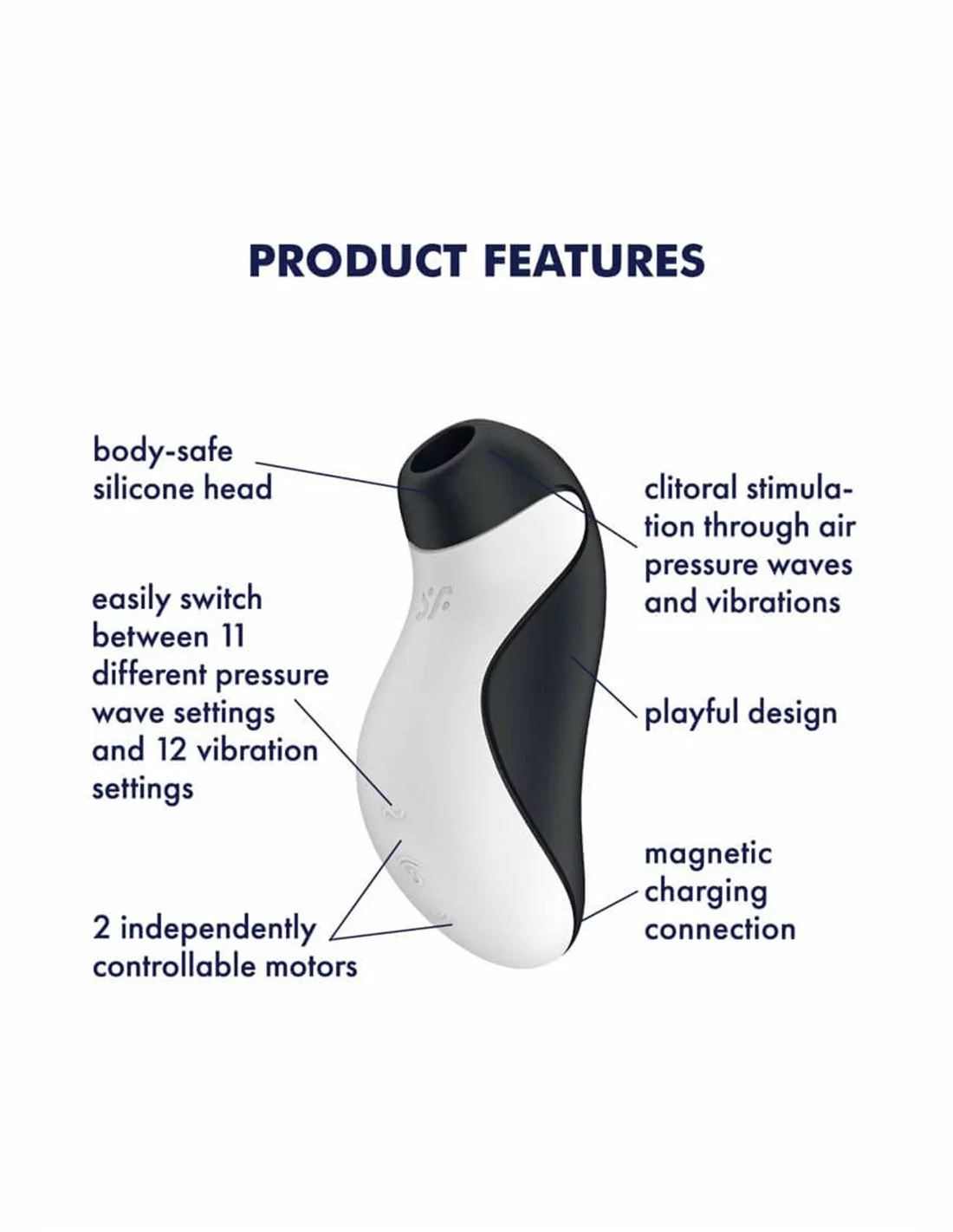 Satisfyer Orca Double Air Pulse Vibrator - Afbeelding 5