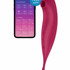 Satisfyer Twirling Pro Connect App Dark Red