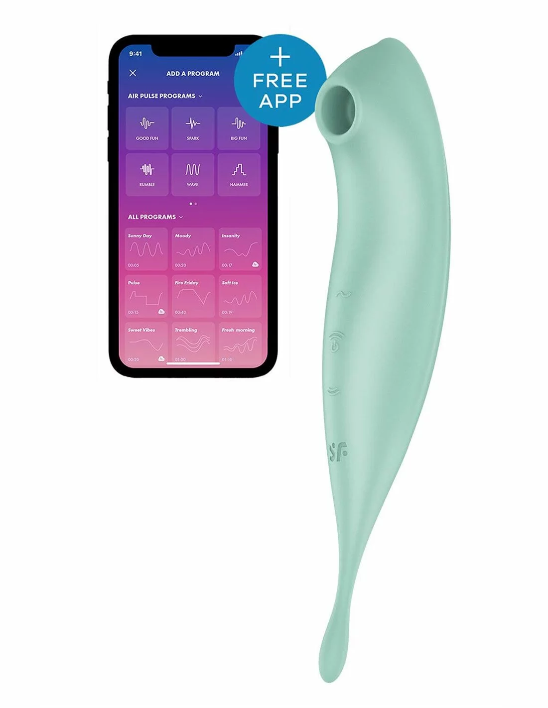 Satisfyer Twirling Pro Connect App Mint