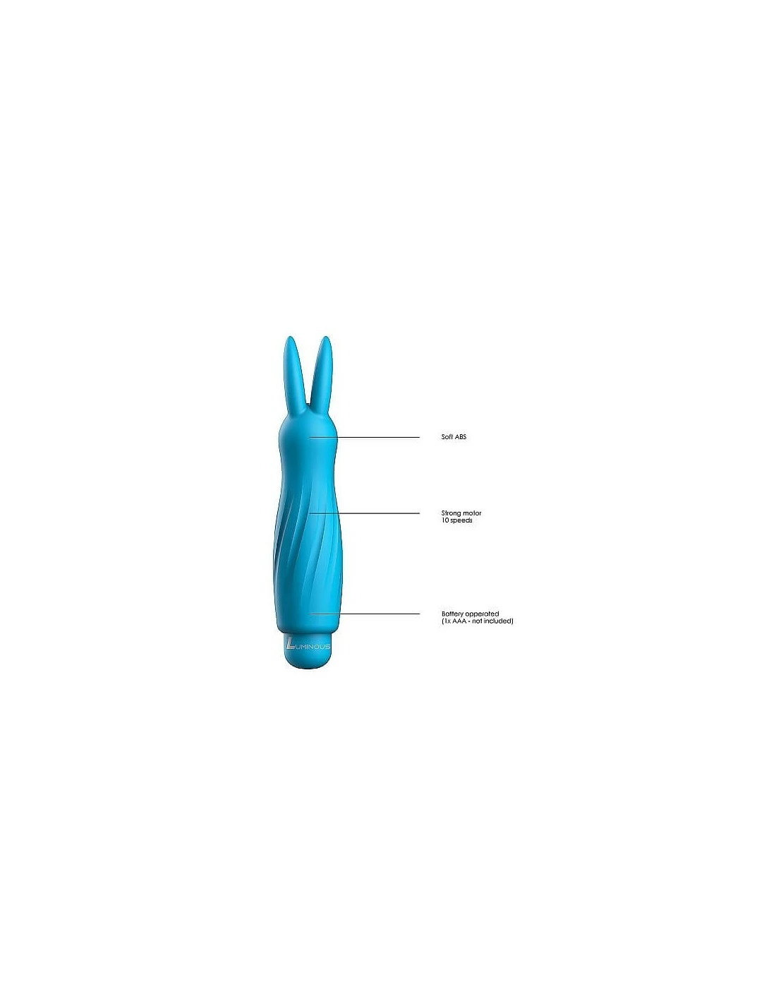 Shots Toys Shotstoys Sofia ABS Bullet With Sleeve 10 Speeds Turquoise - Afbeelding 5