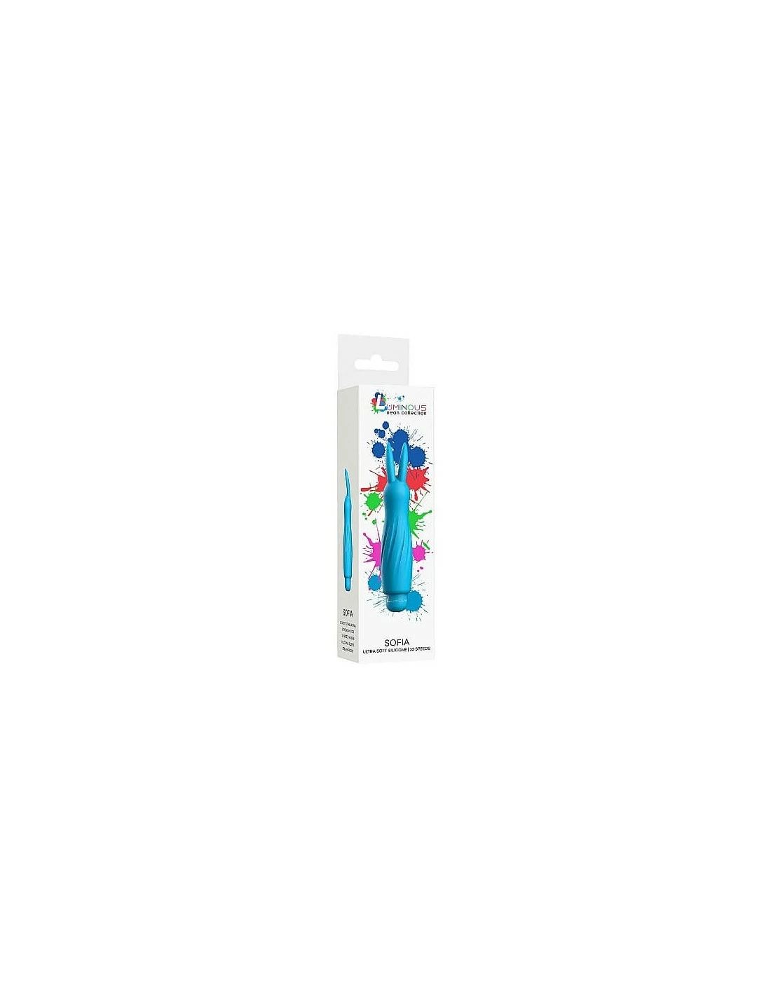 Shots Toys Shotstoys Sofia ABS Bullet With Sleeve 10 Speeds Turquoise - Afbeelding 6
