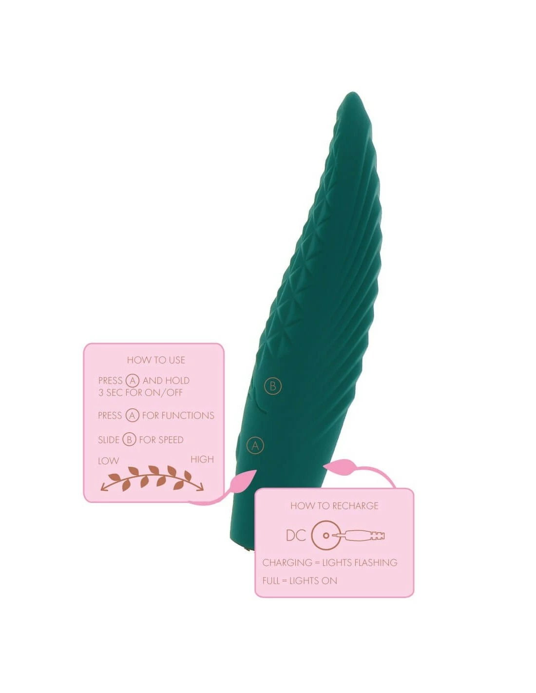 ToyJoy Alyssa Textured Stimulator - Afbeelding 6