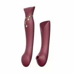 Zalo Queen Pulsewave Vibrator Wine Red